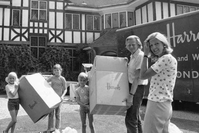When the Heseltine family were moving home in 1973, people could look forward to decades of house price rises