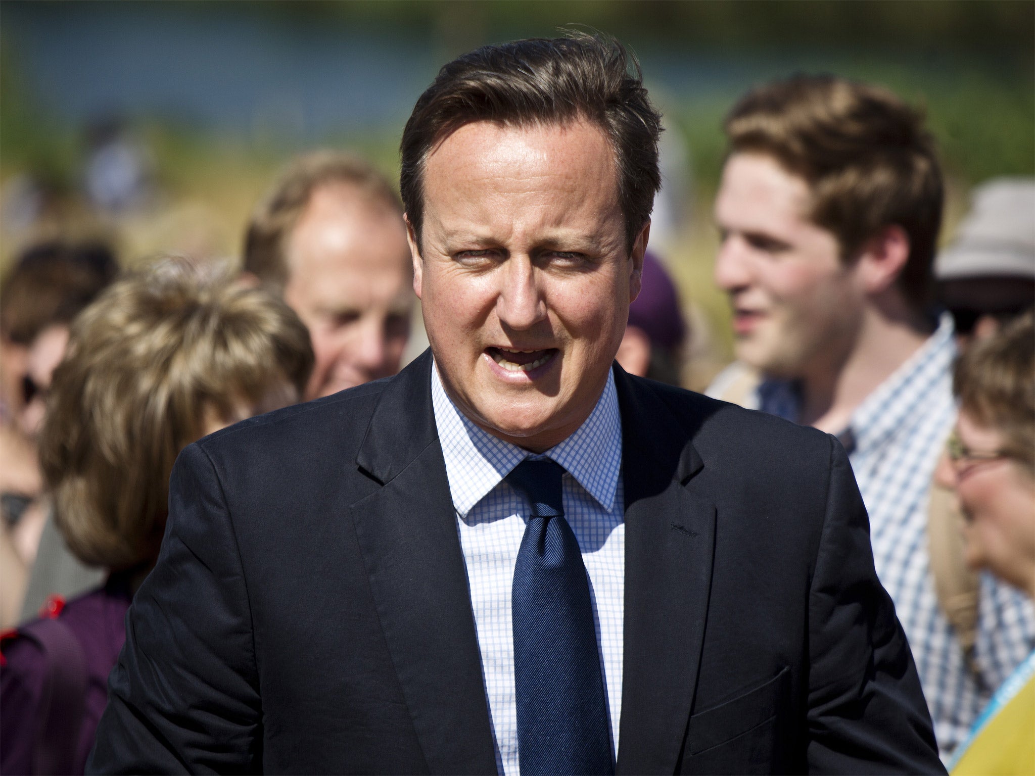 David Cameron is accused of letting his modernity agenda run into the sand