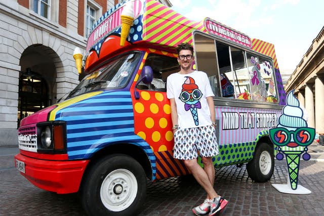 The fashion designer Henry Holland has transformed a former ice-cream van, into his new flagship store. Instead of cones and lollies he will sell House of Holland clothes