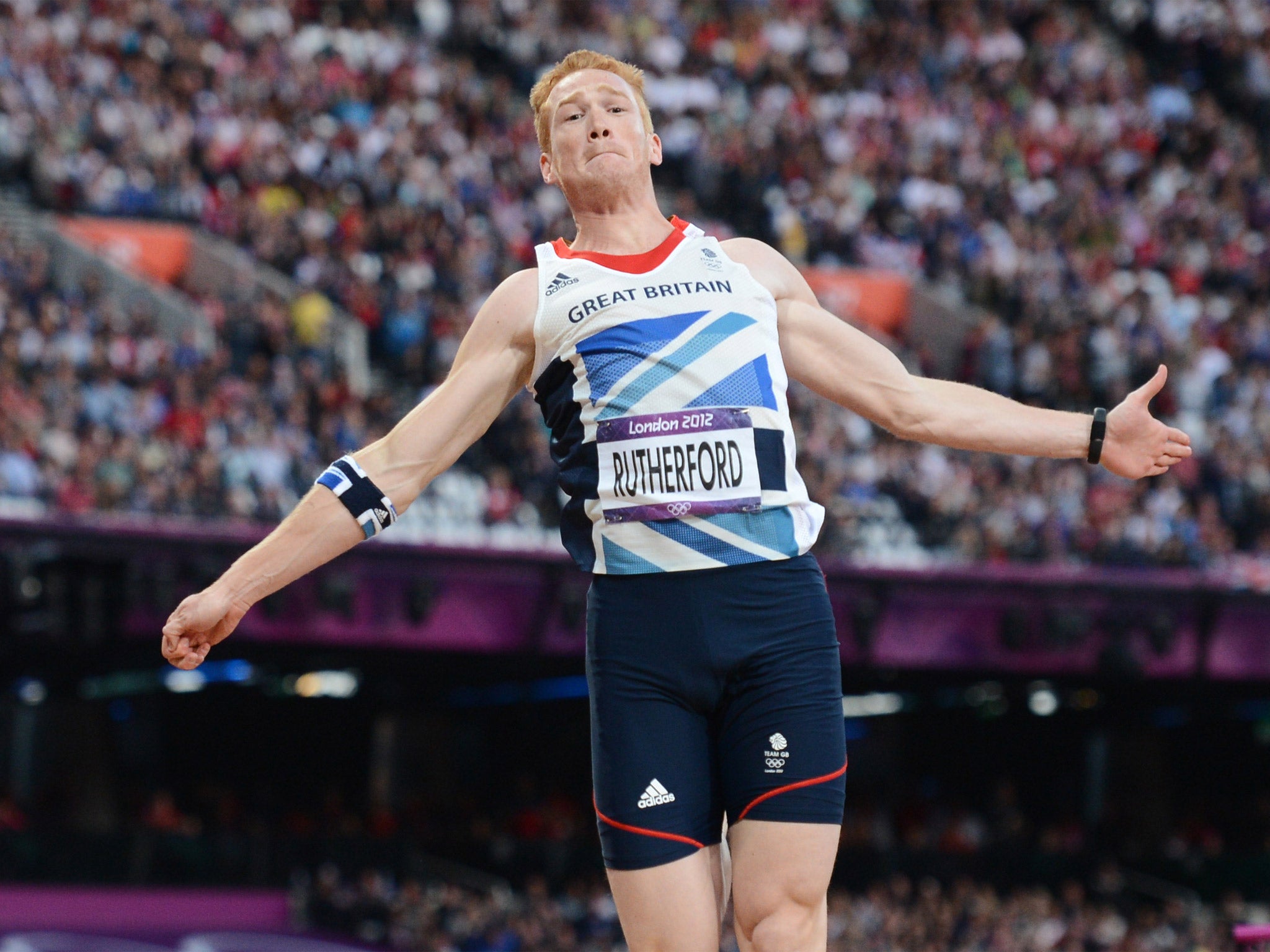Greg Rutherford won Olympic gold on the same day as Mo Farah and Jessica Ennis-Hill