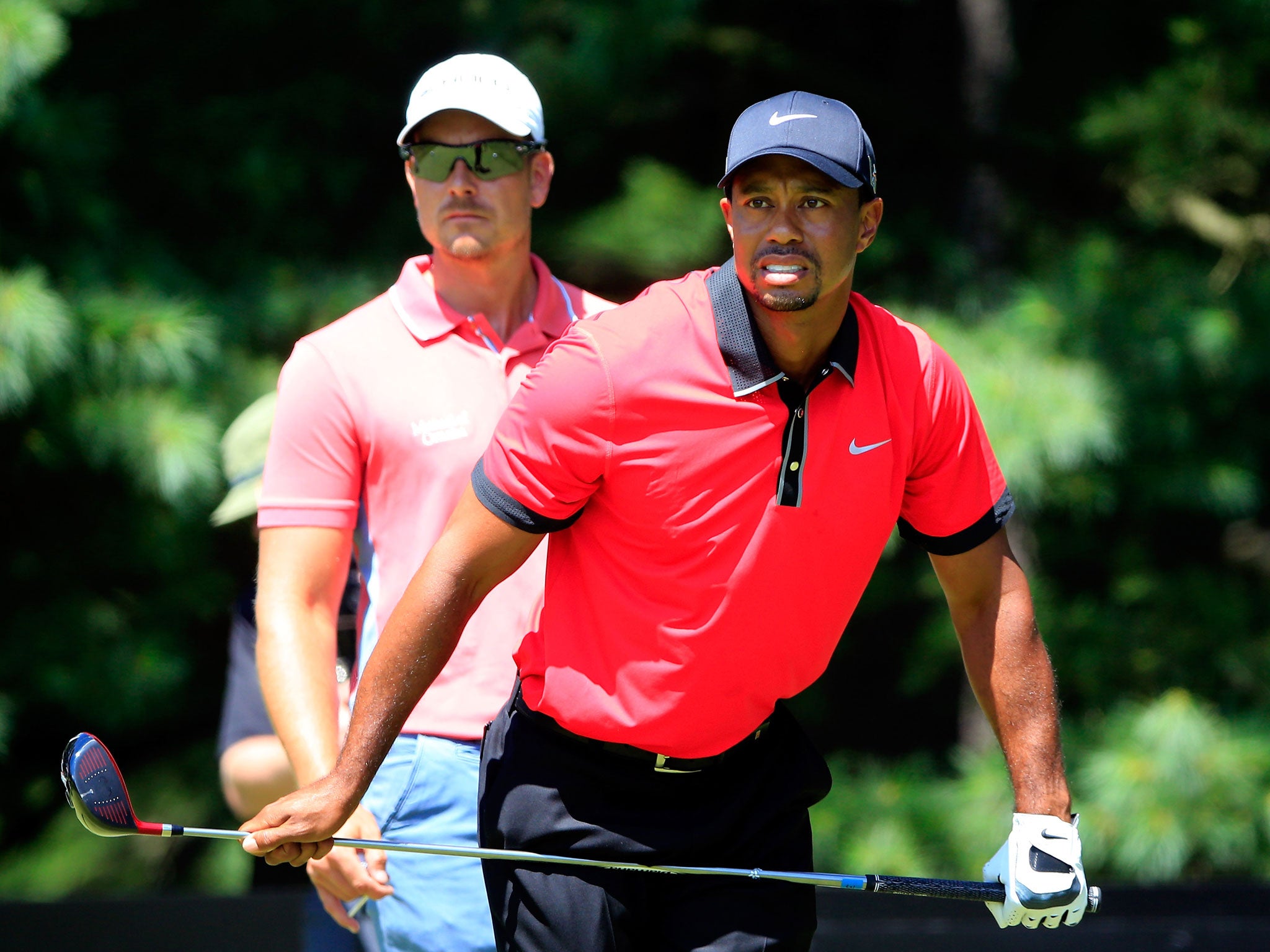 Tiger Woods had a steady start to his final round in Ohio