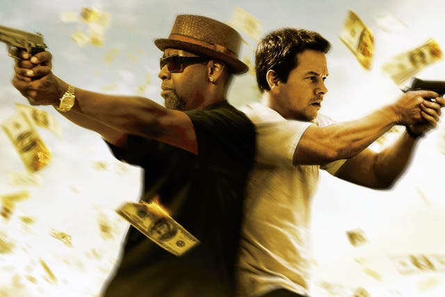 2 Guns starring Denzel Washington and Mark Wahlberg 