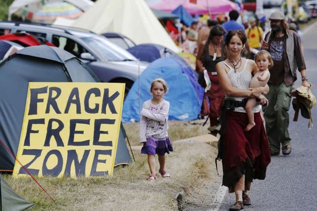 Protesters in Sussex tried to block efforts to drill underground in test of fracking potential