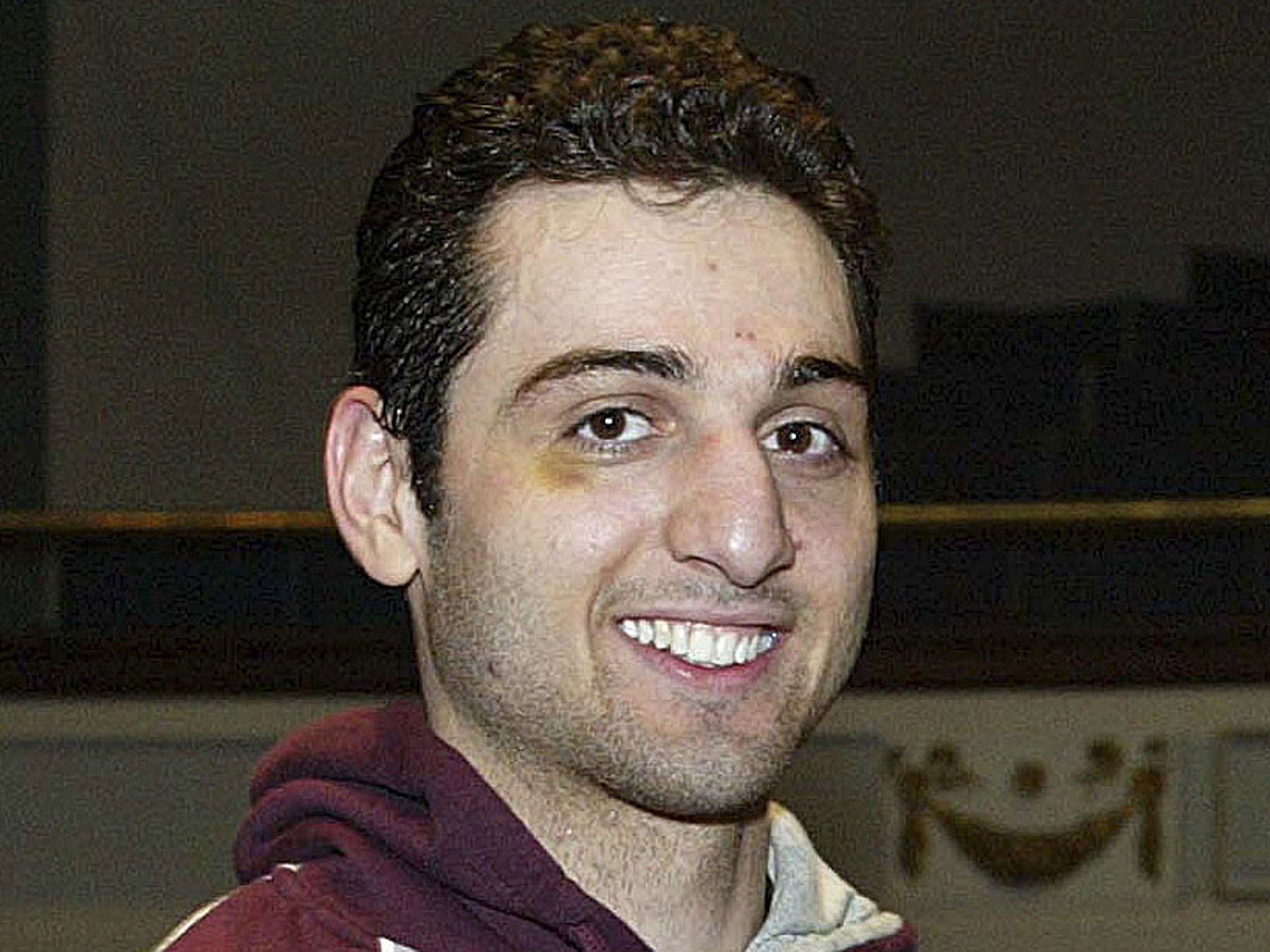 Jeffrey Bauman says he noticed Tamerlan Tsarnaev, pictured, standing alone, not watching the race