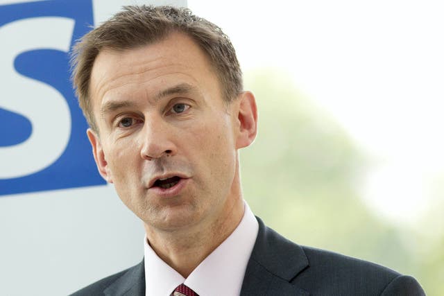 Jeremy Hunt has been criticised for presiding over staff cuts
