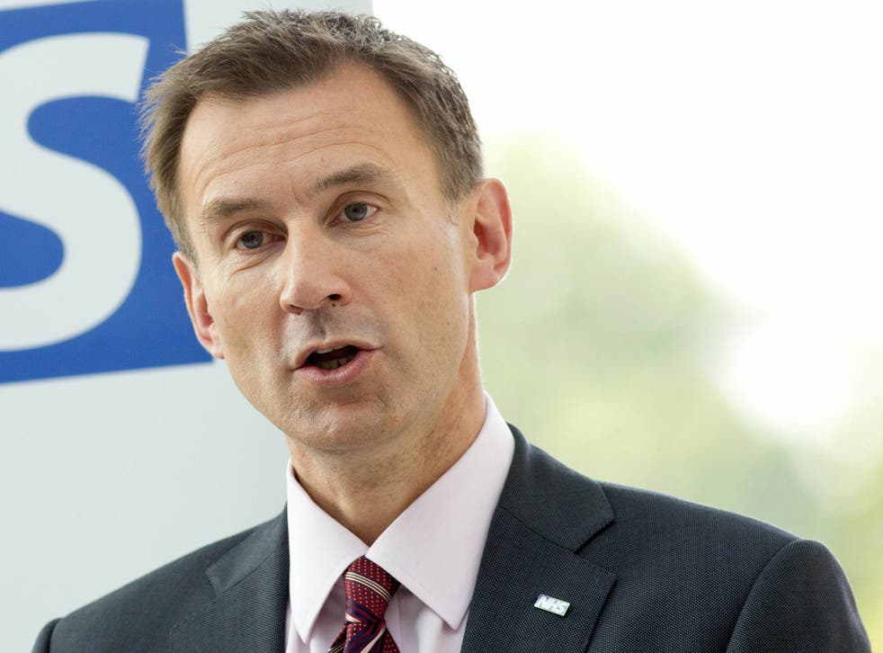 Jeremy Hunt said abortion on the grounds of gender selection was "completely unacceptable" 