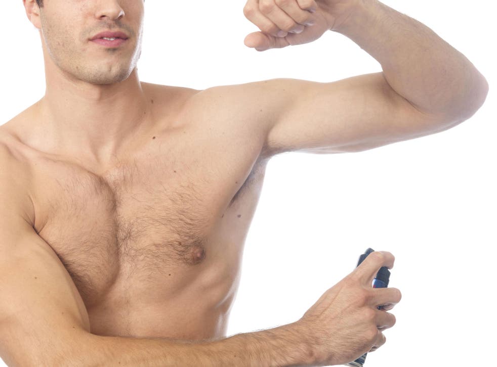 Seven per cent of young men have recently stopped using deodorant