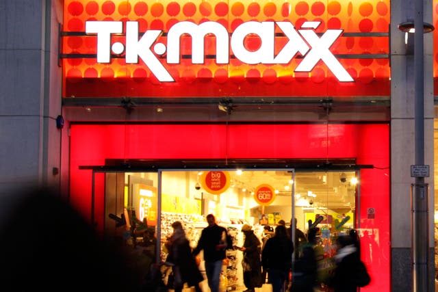 TK Maxx store on Kensington High Street