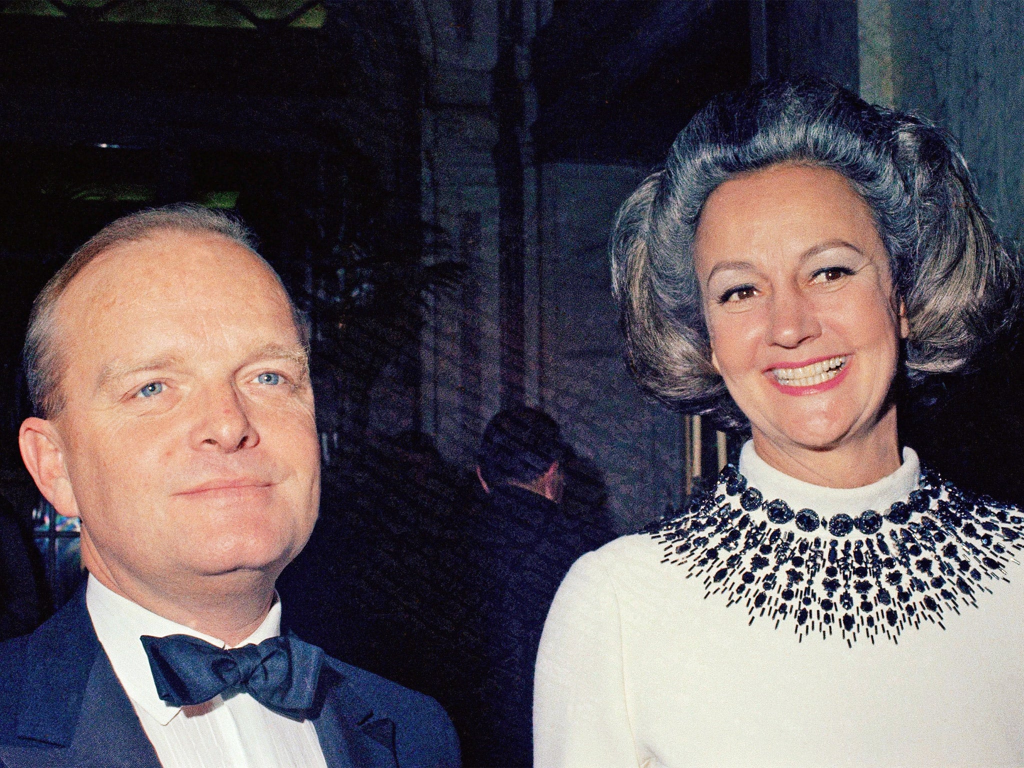 Katherine Graham, pictured with Truman Capote, in 1966