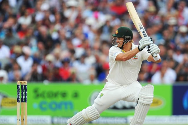 I’d have Shane Watson opening again in the fourth Test