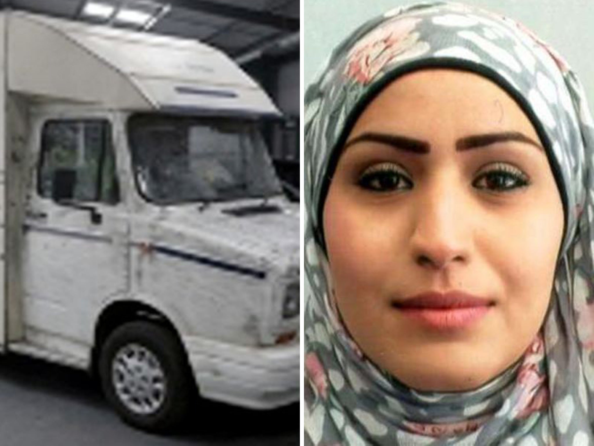 Police searching for the body of Rania Alayed want information about the movements of a camper van