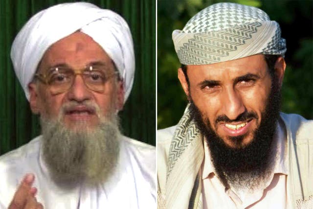 Ayman al-Zawahiri and his affiliate Nasser al-Wuhayshi