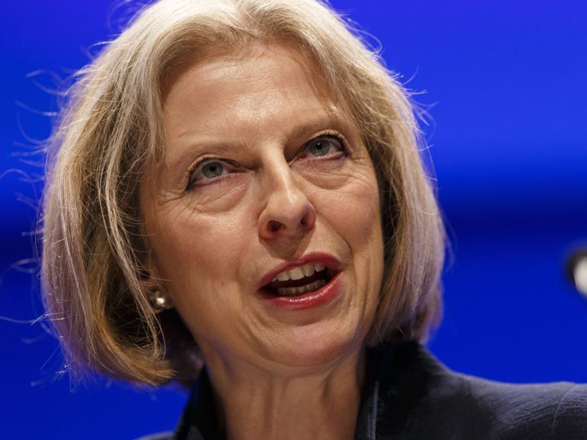 Home Secretary Theresa May, pictured, has come under fire for the way her department handled an investigation into a cheating scam at one London school