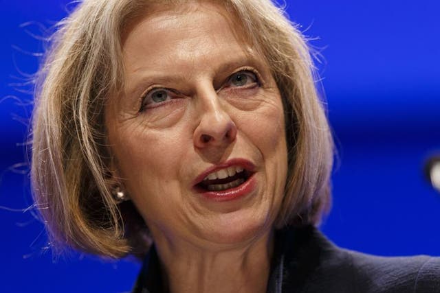 Home Secretary Theresa May, pictured, has come under fire for the way her department handled an investigation into a cheating scam at one London school