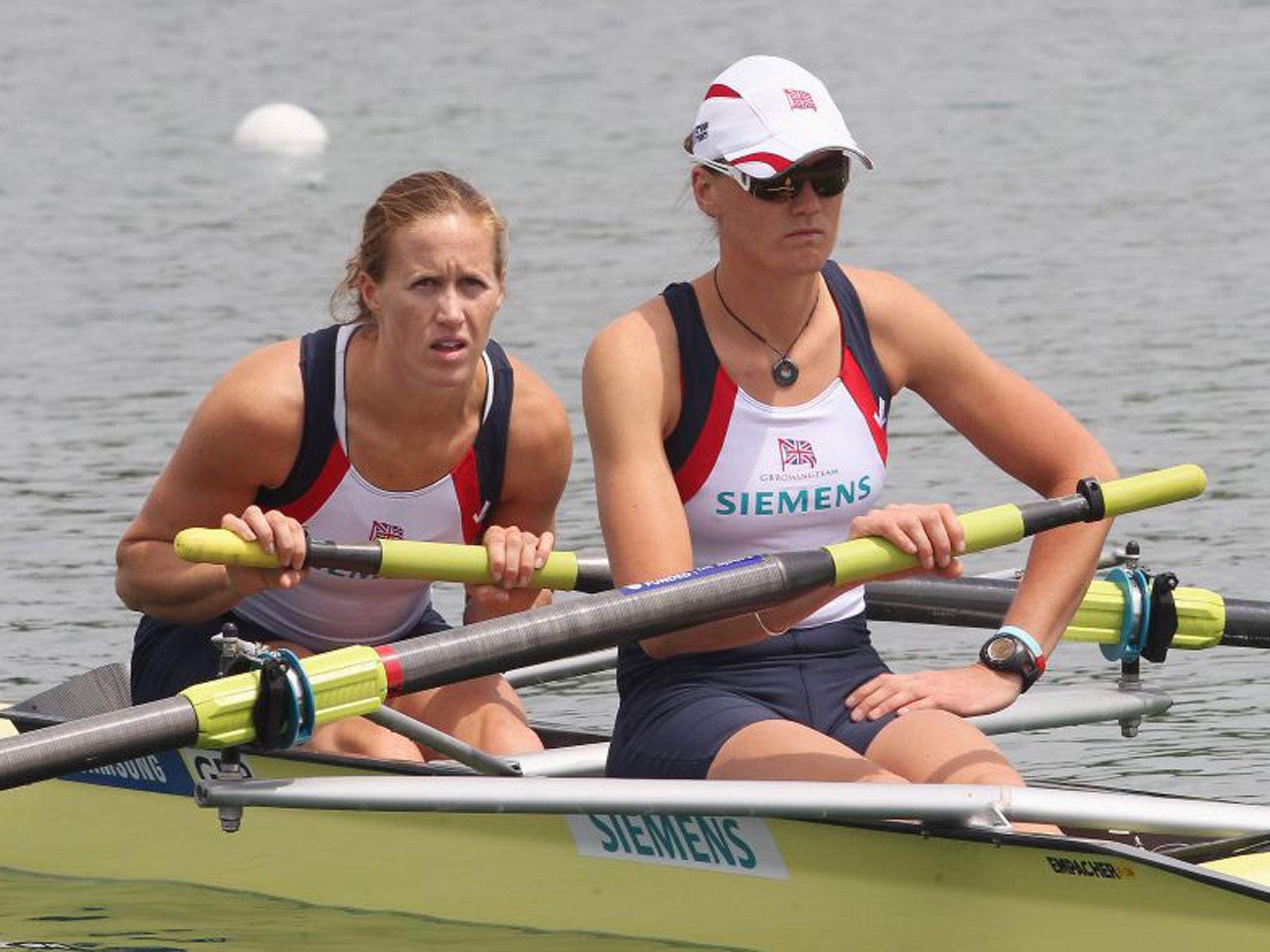 Olympic gold medallist Helen Glover, left, believes rowing may have already missed out