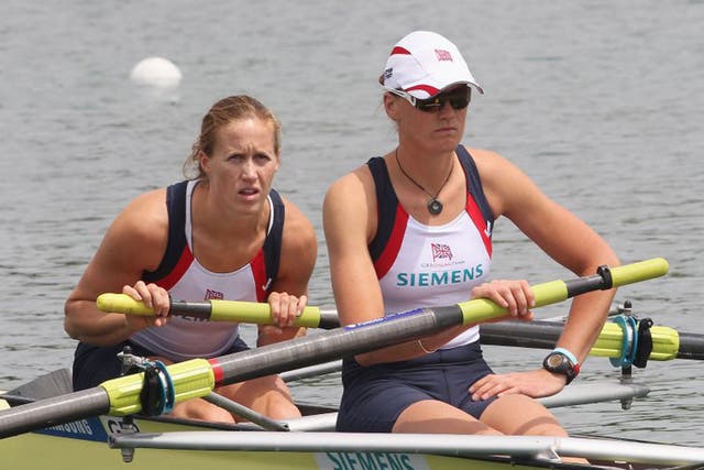 Olympic gold medallist Helen Glover, left, believes rowing may have already missed out 