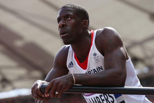 Dwain Chambers will compete in the 100m heats tomorrow