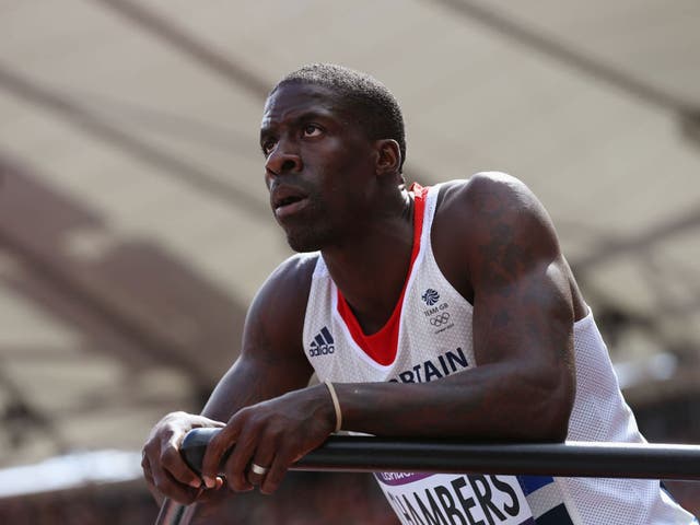 Dwain Chambers will compete in the 100m heats tomorrow
