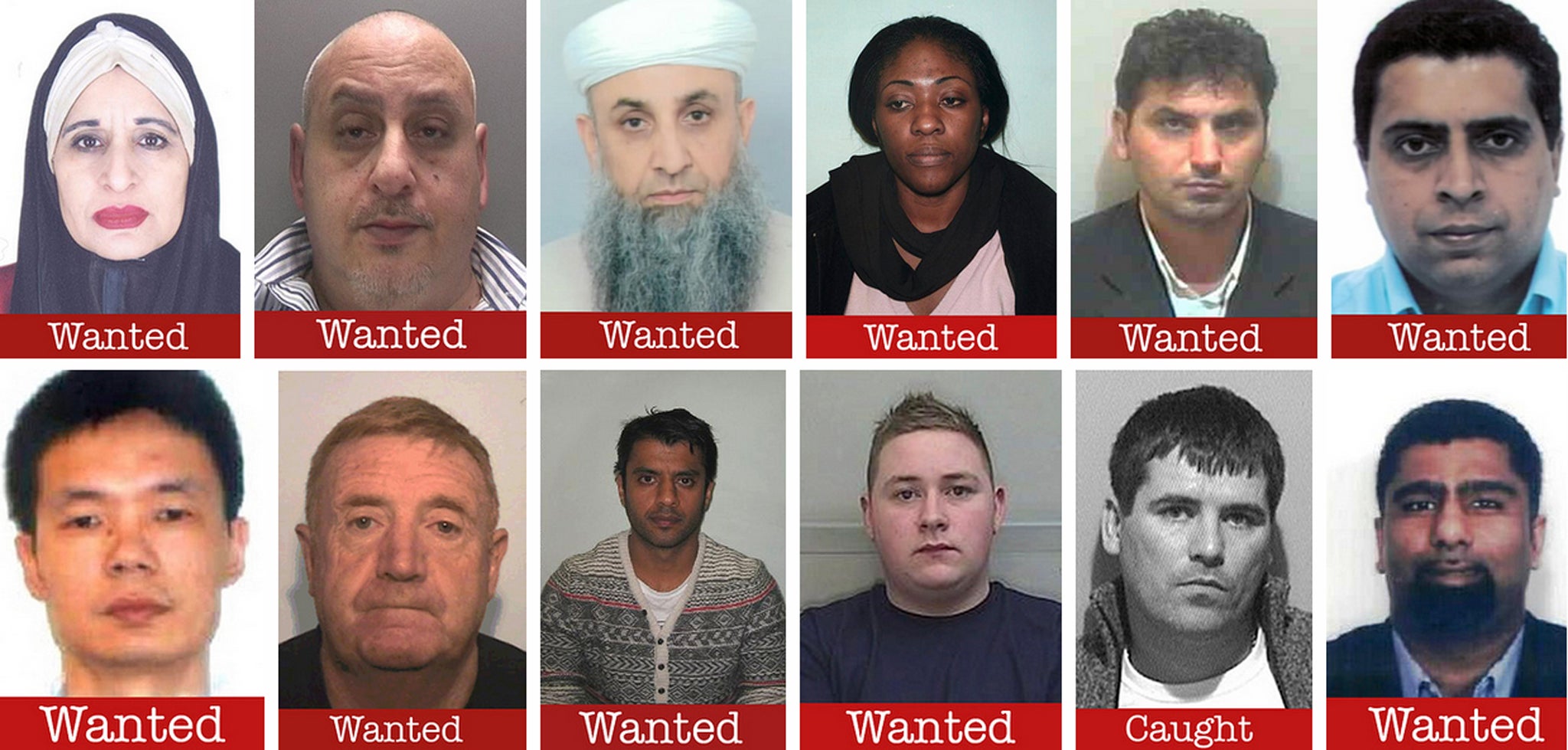 Some of the alleged tax offenders wanted by HMRC, along with Anthony Judge, who was caught at Heathrow Airport on 4 July while travelling on a false passport and has since pleaded guilty