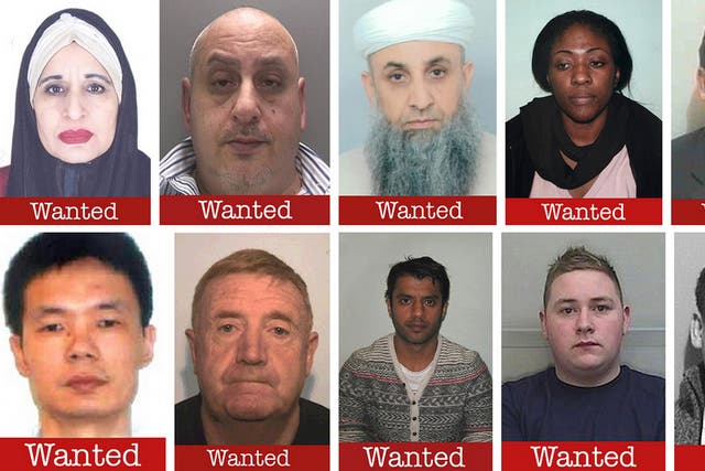 Some of the alleged tax offenders wanted by HMRC, along with Anthony Judge, who was caught at Heathrow Airport on 4 July while travelling on a false passport and has since pleaded guilty