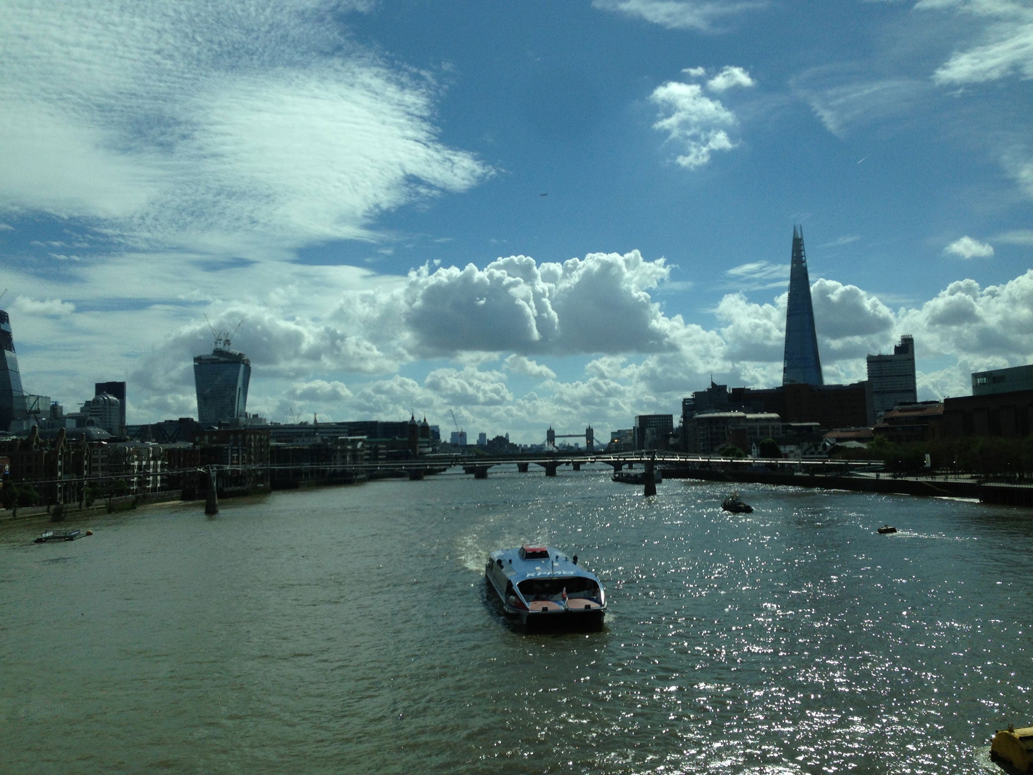 Bridging the gap: the view from Blackfriars station