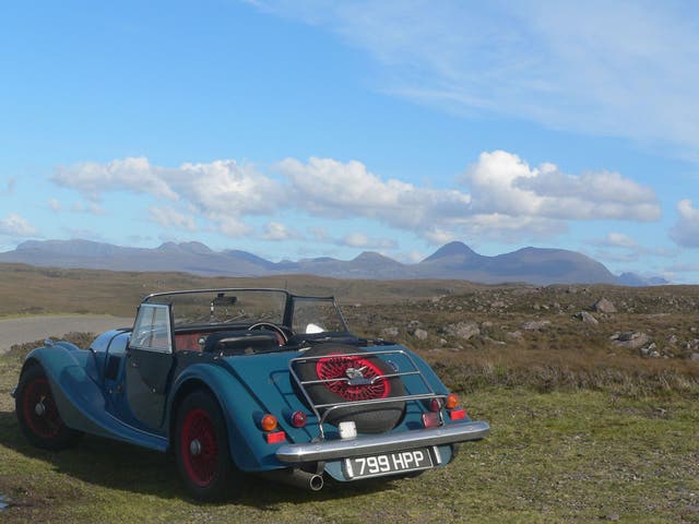 Joy to travel: Scotland's highways offer the perfect landscape to drive a classic car