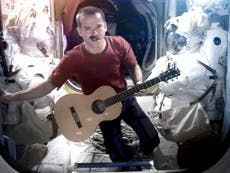 Commander Chris Hadfield pays tribute to David Bowie