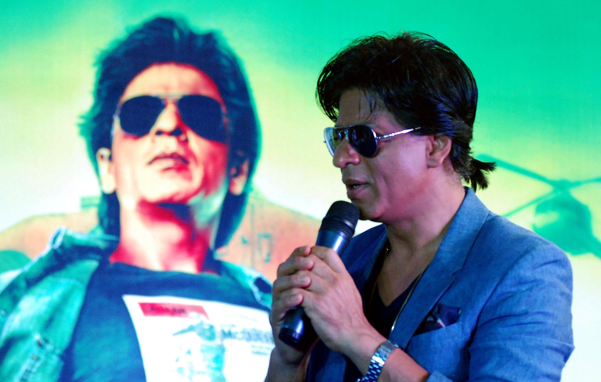 Shah Rukh Khan at a promotional event for his new film Chennai Express