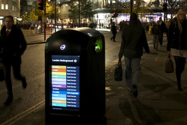One of Renew's bins displaying tube information. Credit: Renew
