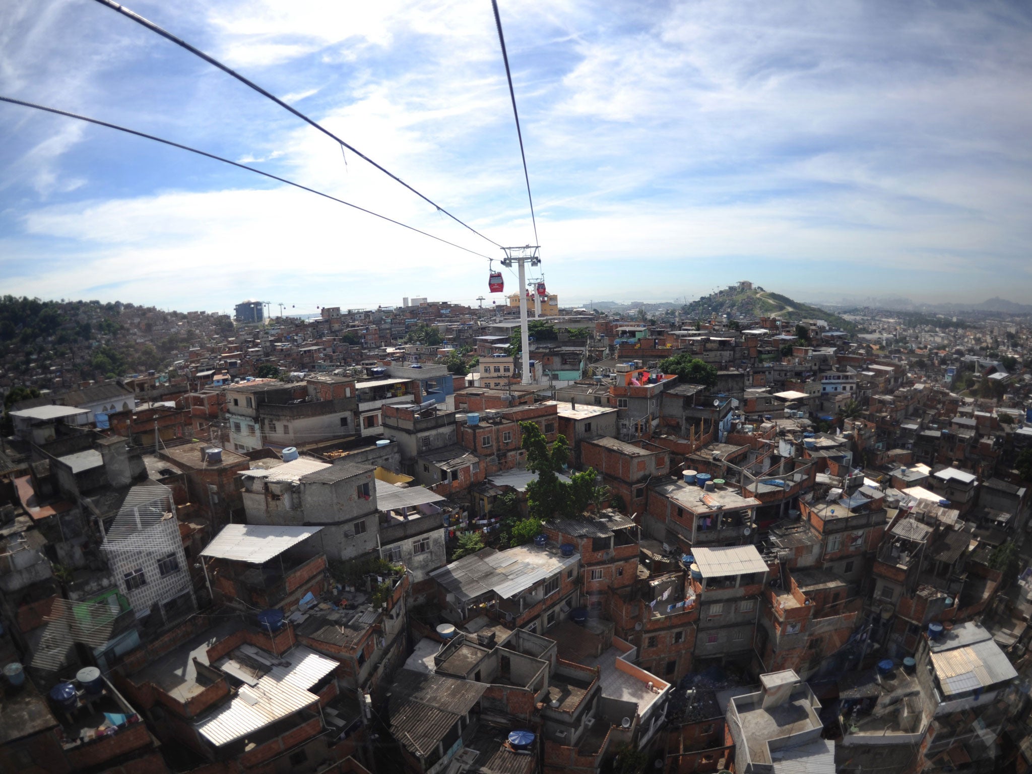 The cable car in the Alemao favela has become a massive tourist attraction