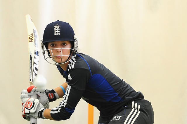 England's Sarah Taylor is the top-ranked batswoman in the world 