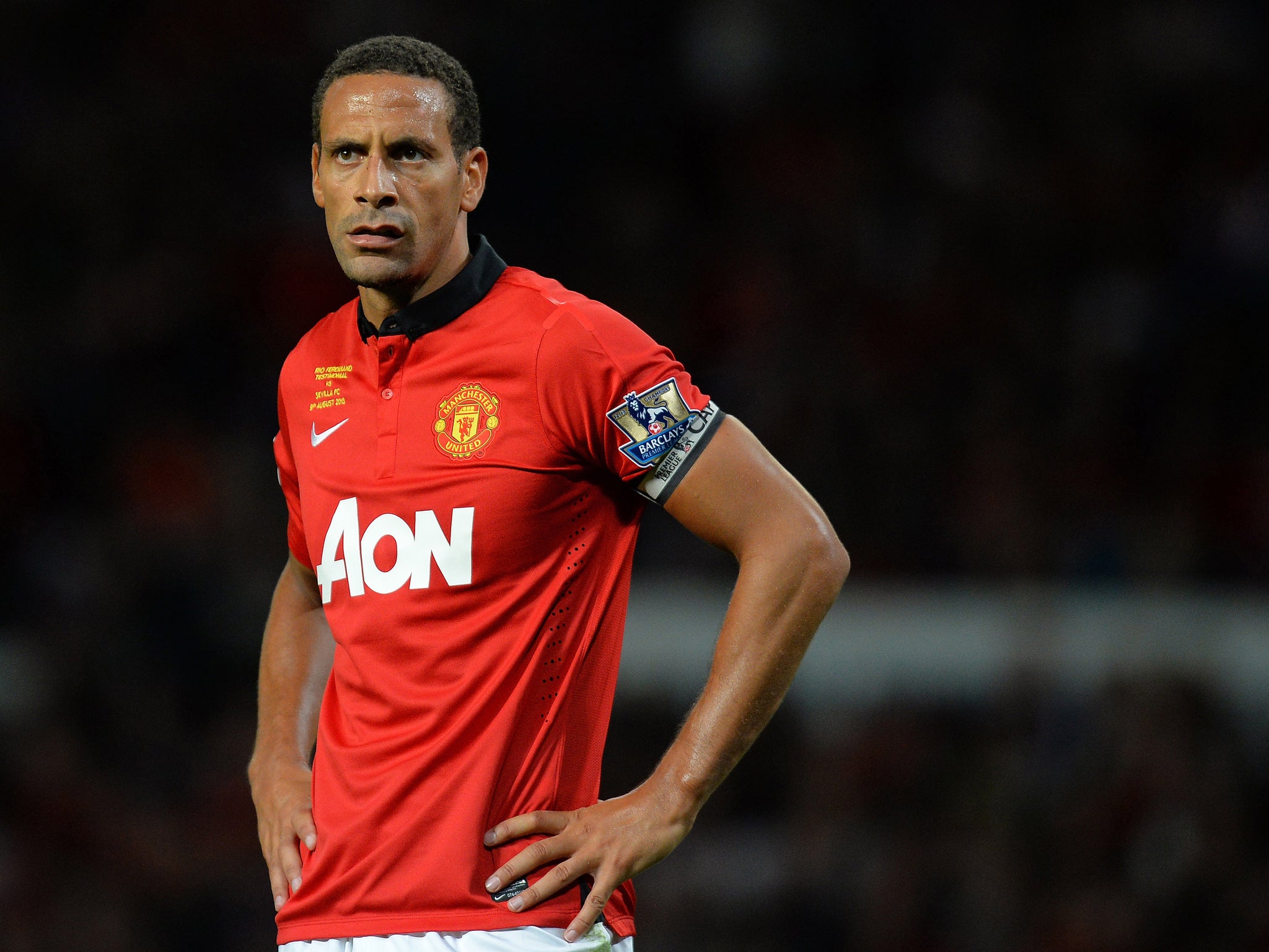Rio Ferdinand's testimonial ended in defeat for Manchester United against Sevilla