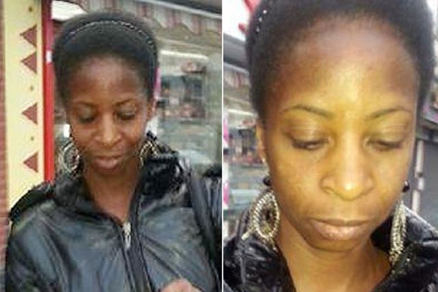 The images, which were taken by the children's shocked 33-year-old mother, show the woman shortly after the incident in the Asda supermarket car park in Cape Hill, Smethwick.