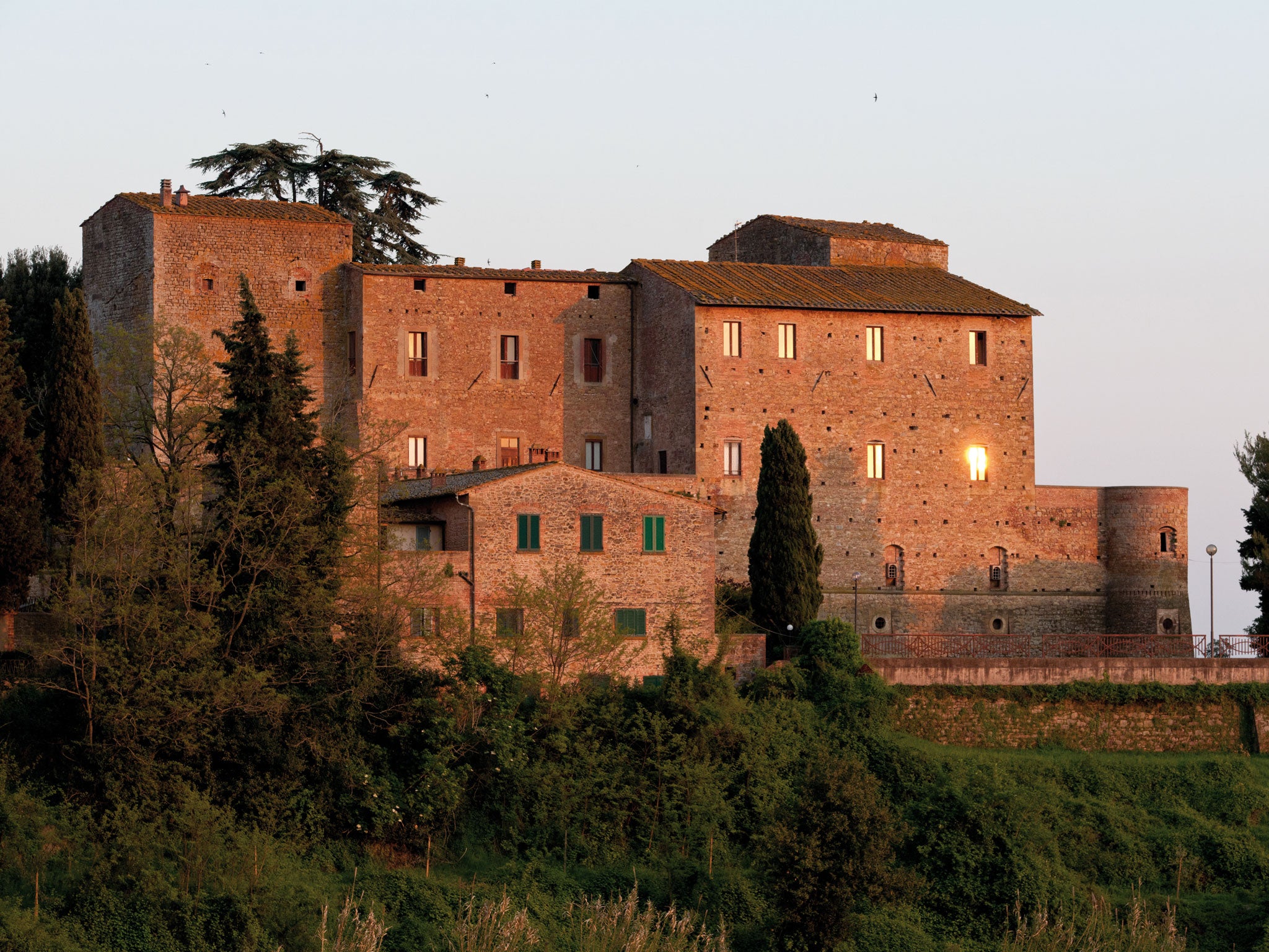 Castelfalfi in the evening