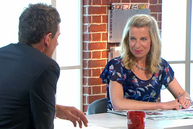 Katie Hopkins appears on the Wright Stuff earlier this year