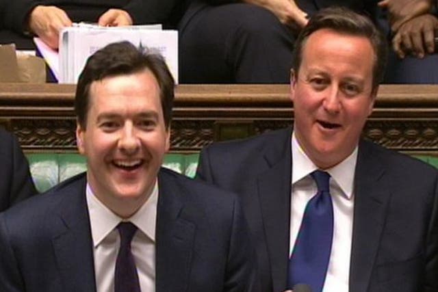 Survey finds 12 per cent rise in confidence in Osborne and Cameron since June