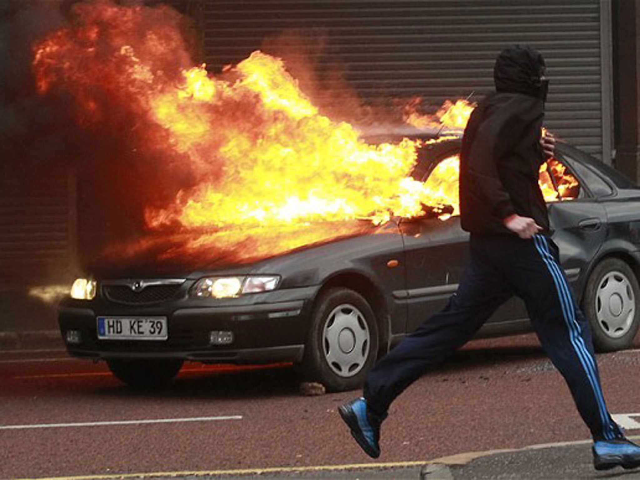 An unexploded bomb was handed to police in Belfast by children amid loyalist riots in the city