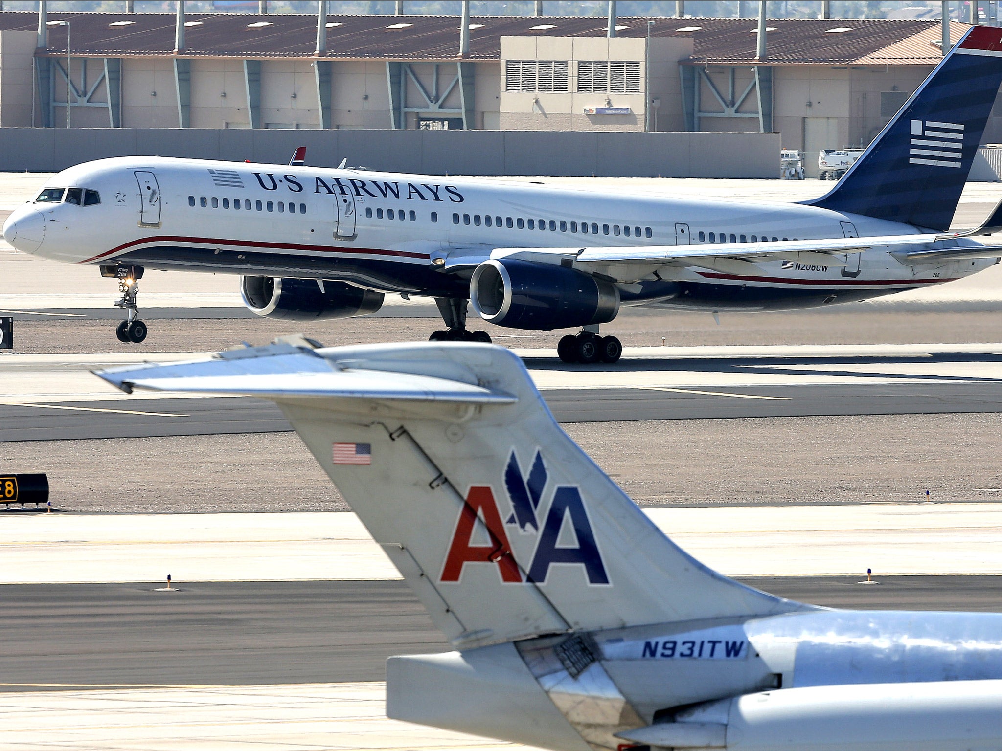 Shares of both airlines plunged on news of the lawsuit