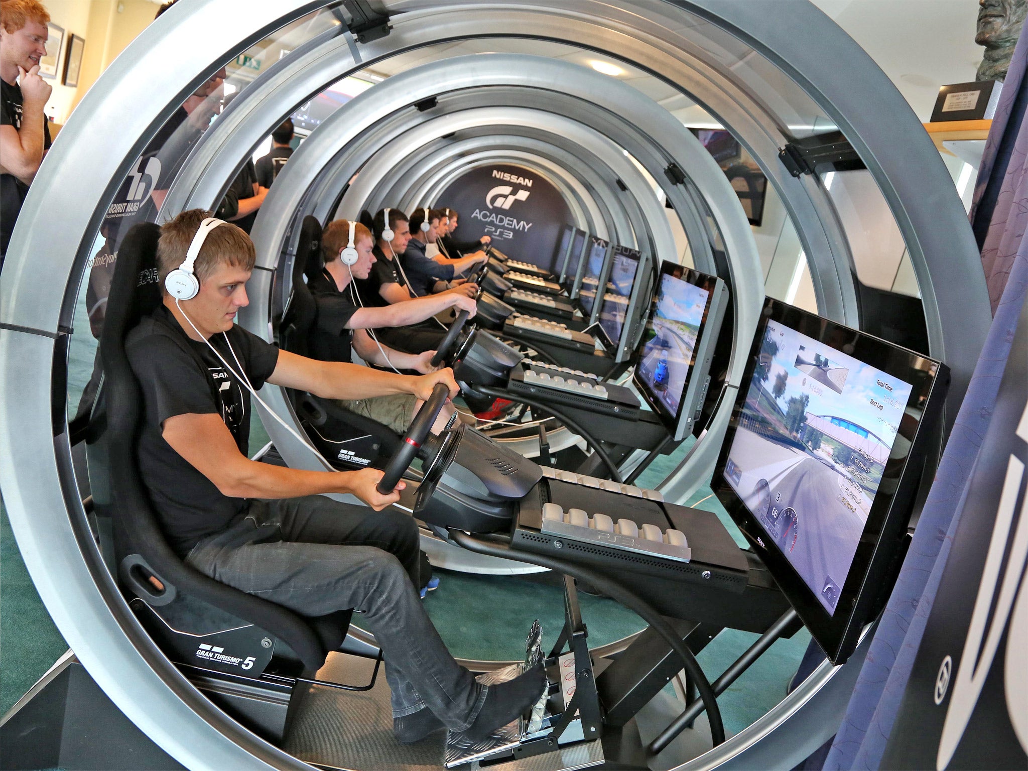 The PlayStation phase of the competition at Silverstone