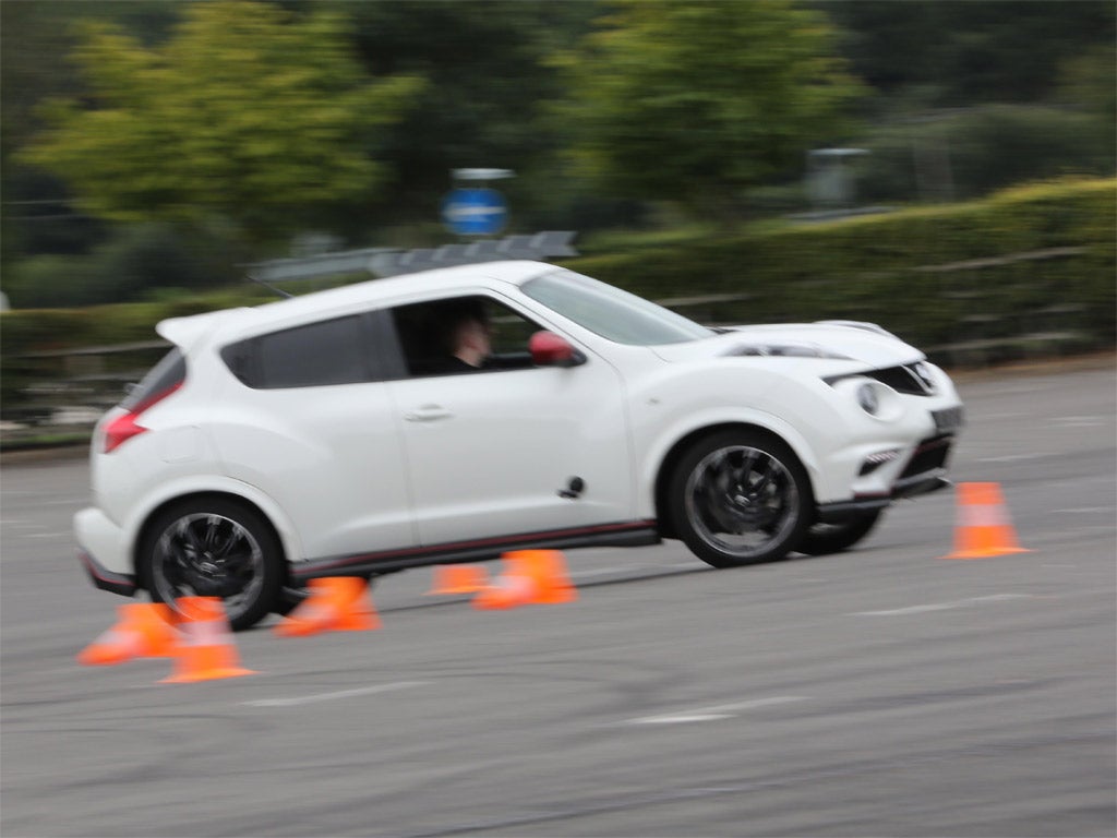 Finalists went on to try their skills in real cars
