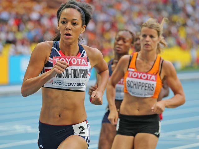 Johnson- Thompson just failed to overhaul her medal rivals in the 800m