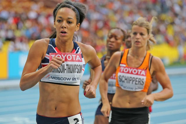 Johnson- Thompson just failed to overhaul her medal rivals in the 800m
