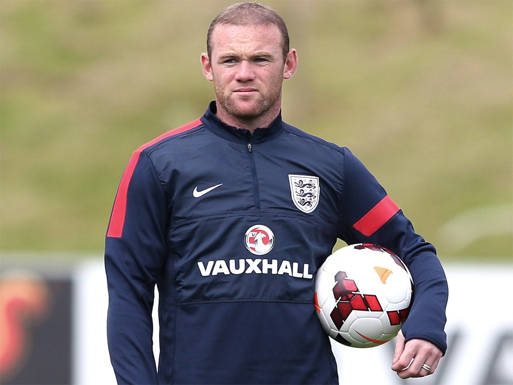 Rooney is expected to start against Scotland