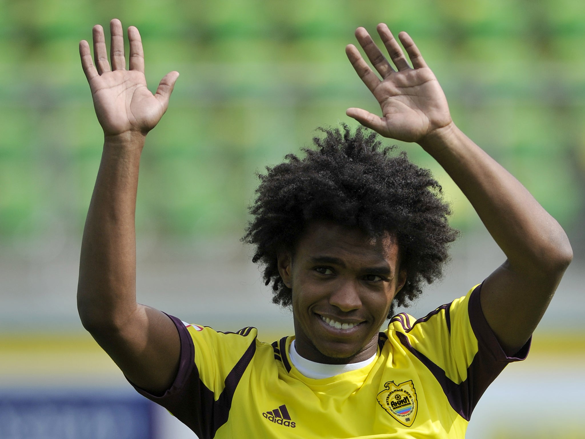 Willian could be the subject of a move to either Liverpool of Tottenham