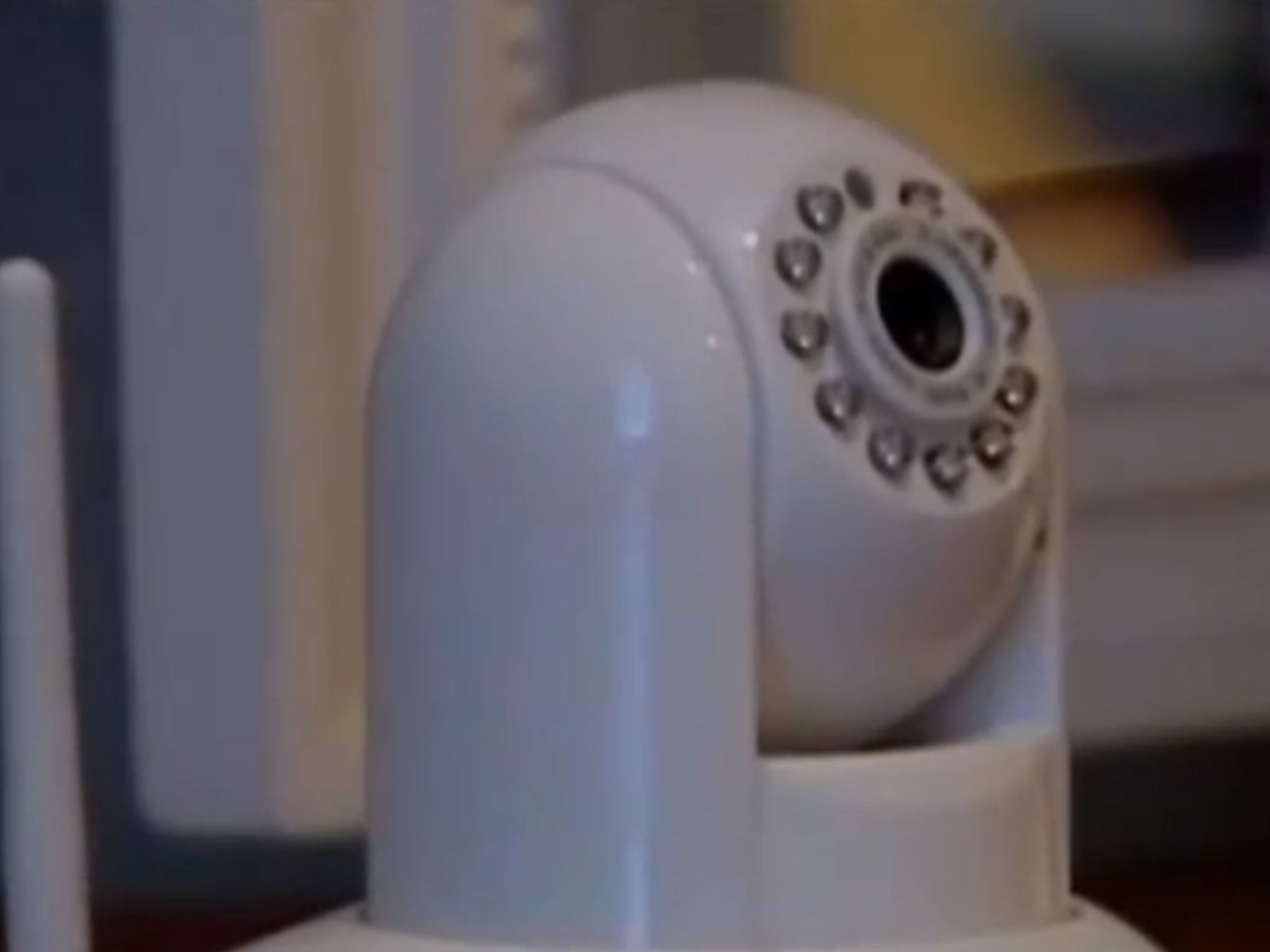 A Texas couple was horrified to discover their wireless baby monitor had been hacked by a stranger