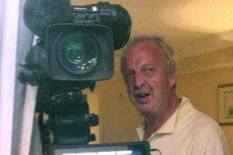 Sky News cameraman Mick Deane