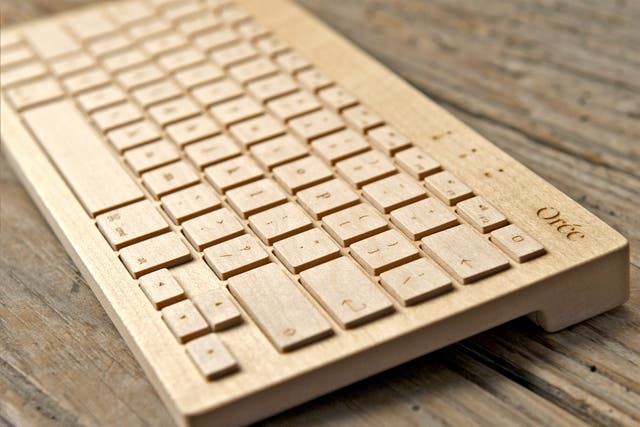 Sensational typing: the Orée wooden keyboard