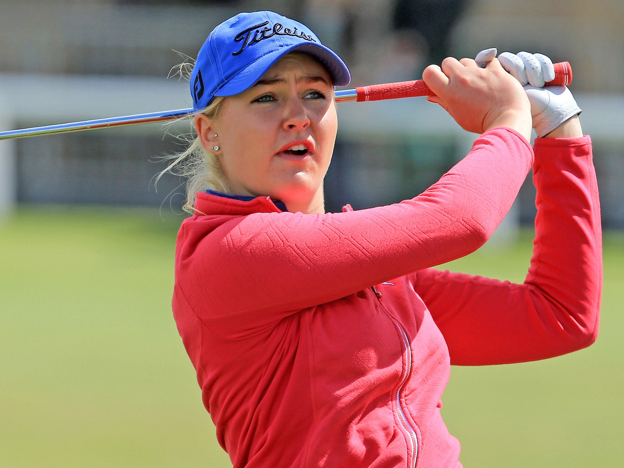 ‘I enjoy the team events, there’s a great atmosphere,’ says Charley Hull