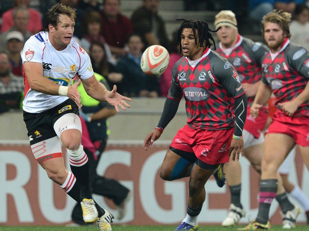 Steval Pumas and MTN Golden Lions compete in the Vodacom Cup final earlier this year