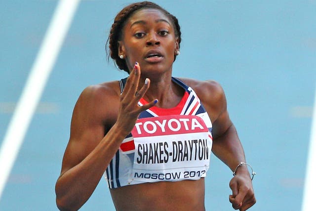 Perri Shakes-Drayton qualified comfortably for the final